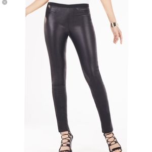BcbgMaxAzria "Bayne" 100% leather pants XS